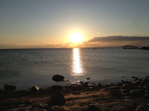 hönö beach sunset