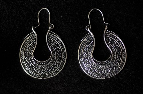 hoops earrings silver