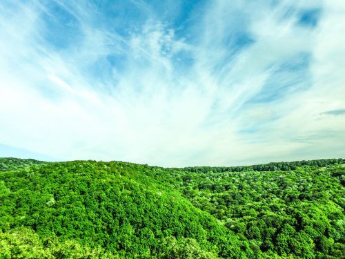 horizon mountain landscape