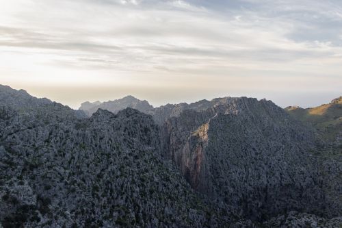 horizon sunset cliff