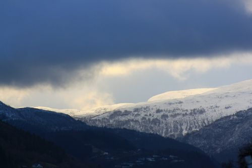 horizon winter view