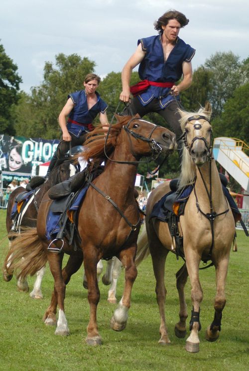 horse stunt equestrian