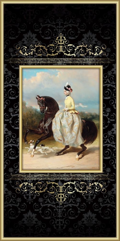 horse woman victorian