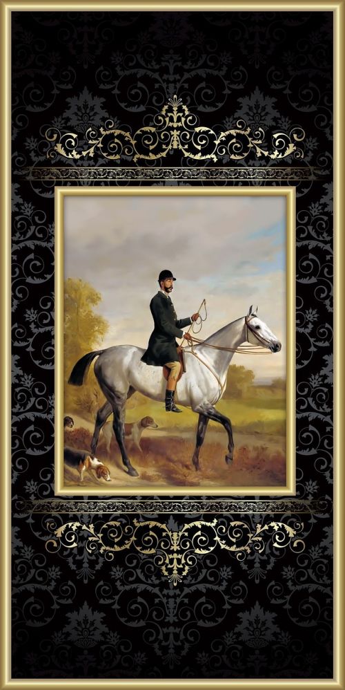 horse man victorian