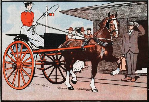 horse cart wagon