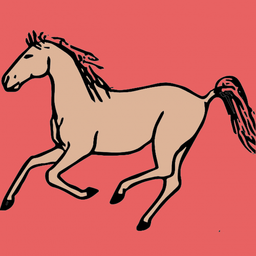 horse sketchbook draw