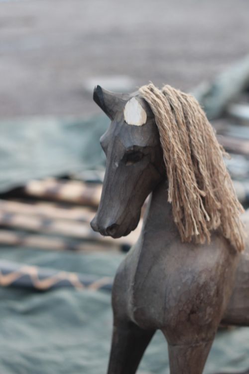 horse doll flea market