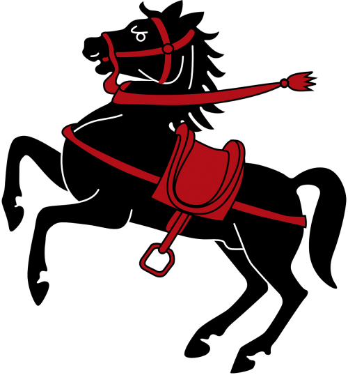 horse jumping saddle