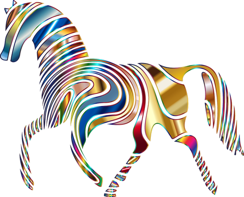 horse  equine  psychedelic