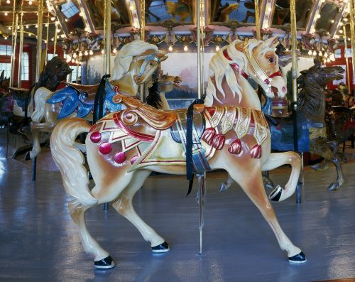 horse carousel amusement