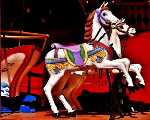 horses carousel ride