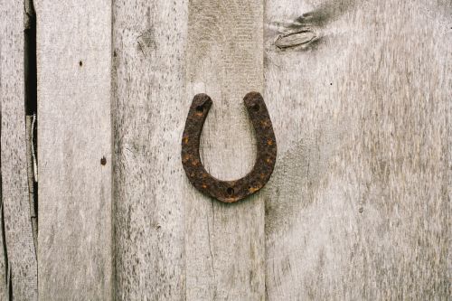 horseshoe barn rusty