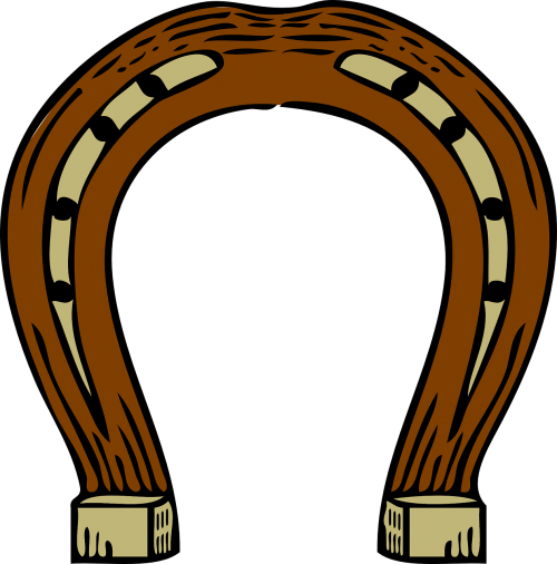 horseshoe brown gold