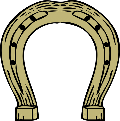 horseshoe metal horse