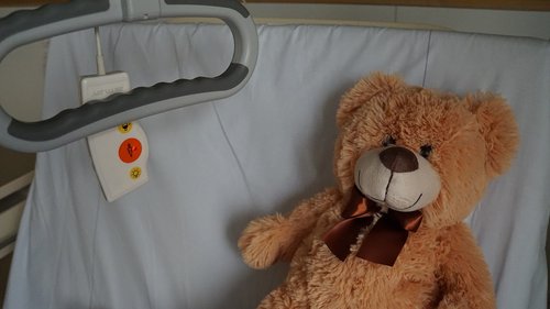 hospital  teddy  ill