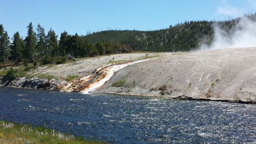 hot spring yellowstone