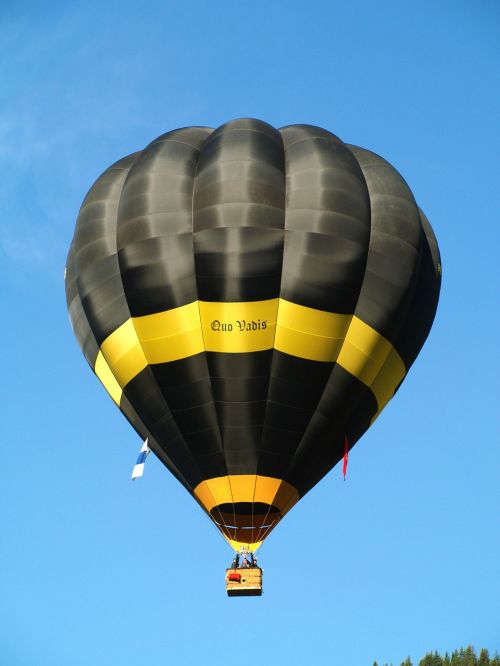 hot air balloon drive sky