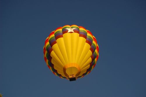 hot air balloon recreation sky