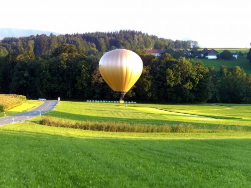 hot air balloon sport landing