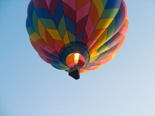 hot air balloon colorful transportation