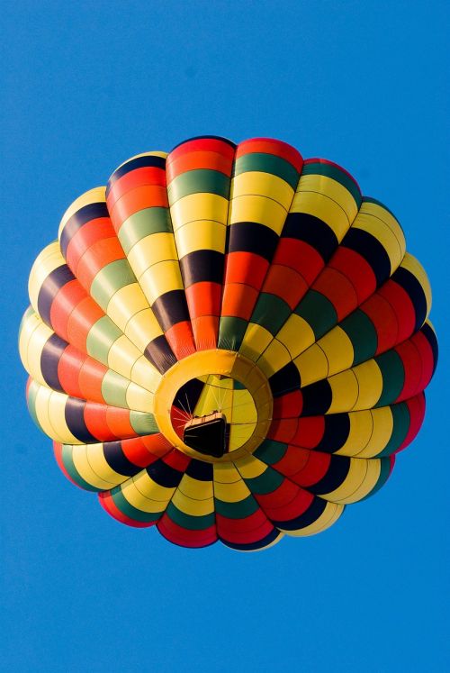 hot air balloon colorful air