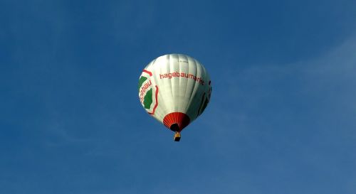 hot-air balloon aerostat hagebau