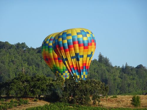 hot air balloon napa california