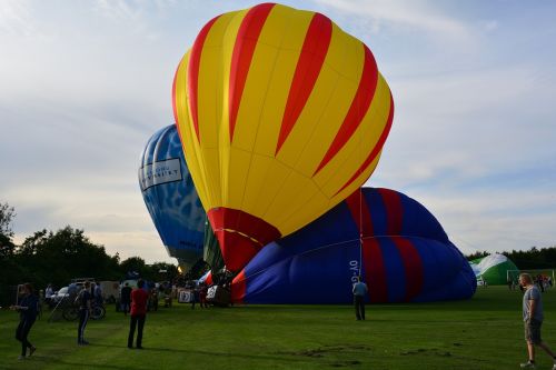 hot air balloon sky fly