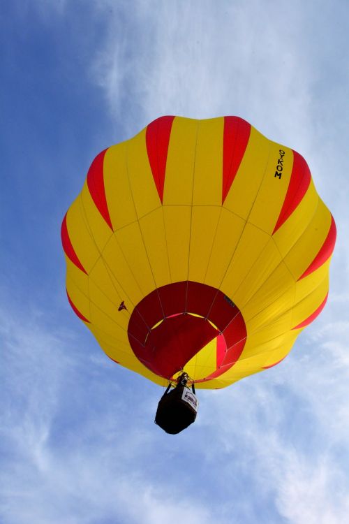 hot air balloon sky fly