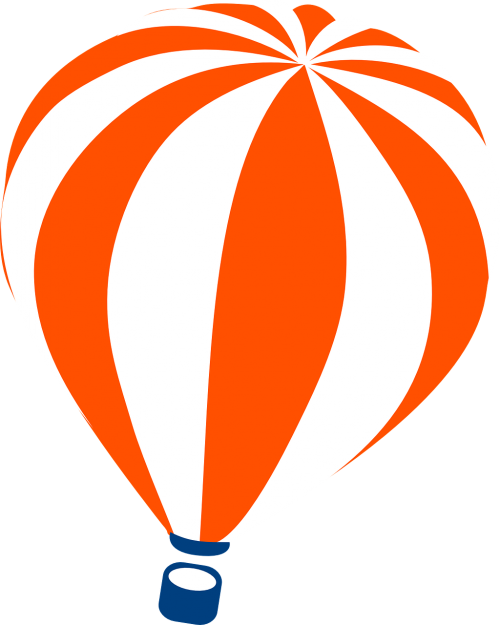 hot air balloon balloon striped