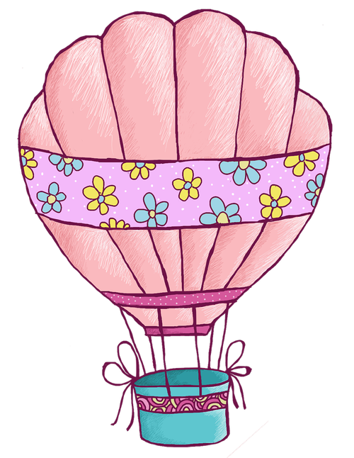 hot air balloon  clip art  design