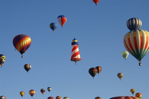 hot air balloon  balloon festival  new mexico