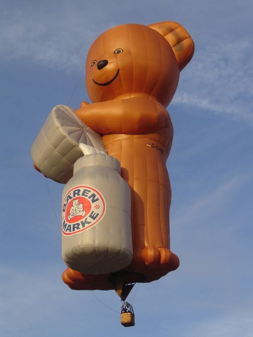 hot air balloon balloon bear