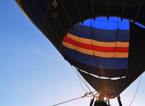 hot air balloon  sky  burner