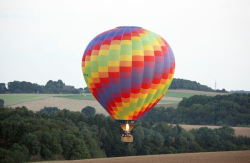 hot air balloon take off float