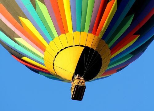 hot air balloon balloon colors