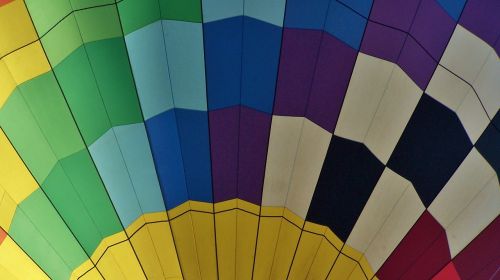 hot air balloon colors travel