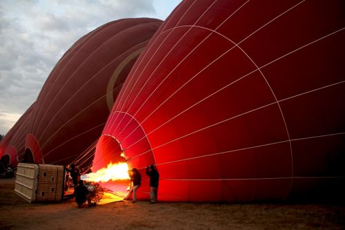 hot air balloon ride balloon fire