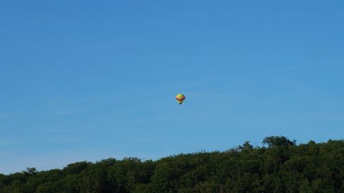 hot air balloon ride evening atmospheric