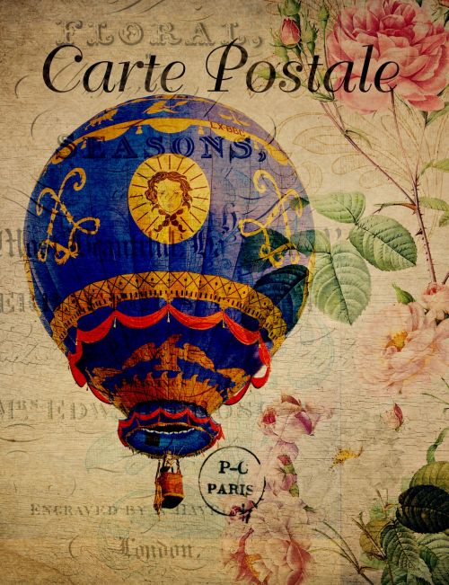 Hot Air Balloon Vintage