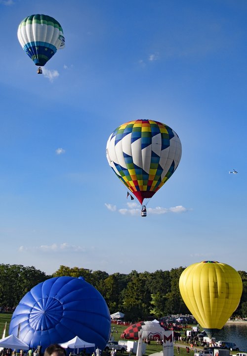 hot air balloons  balloons  sky