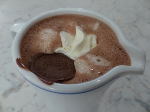 hot chocolate drink kaffeekaennchen