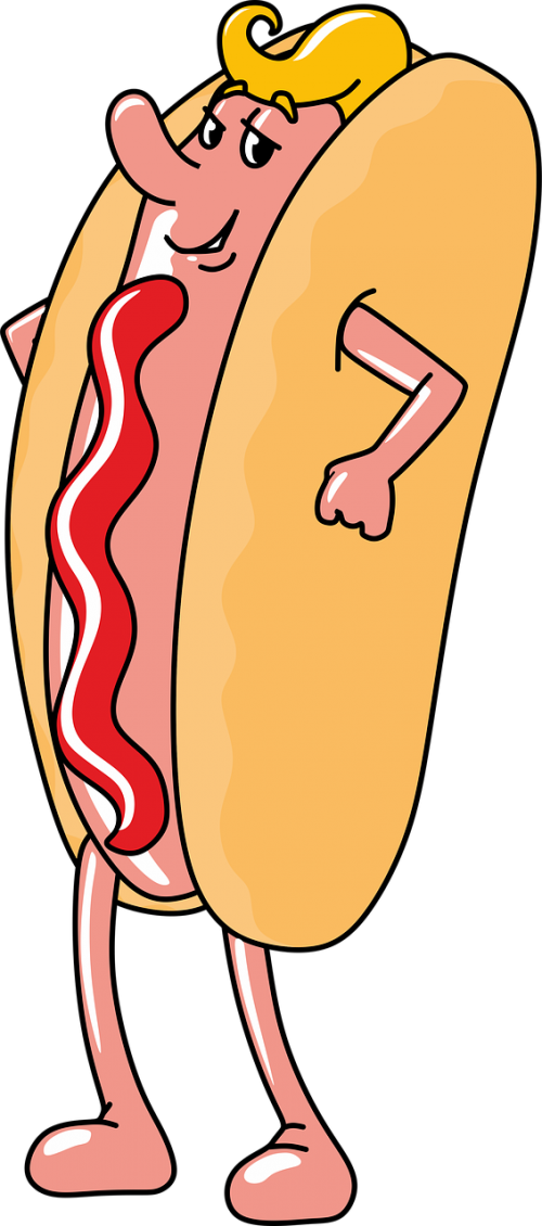 hot dog sausage food