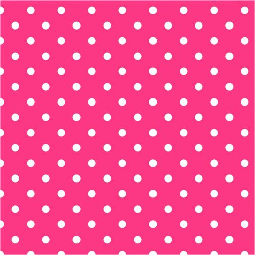 Hot Pink Polka Dot Background