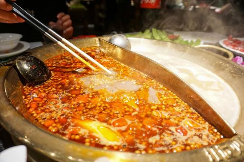 hot pot chinese food food