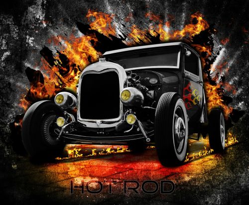 hot rod auto oldtimer