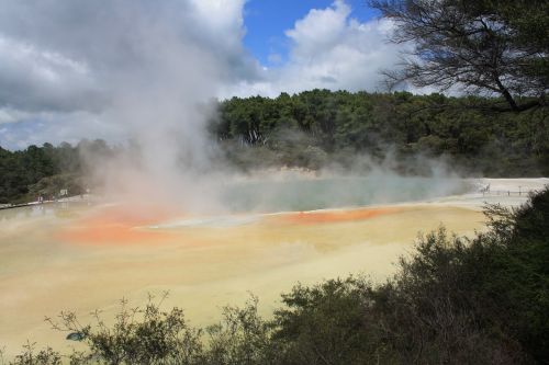 hot springs rotorua volcanic
