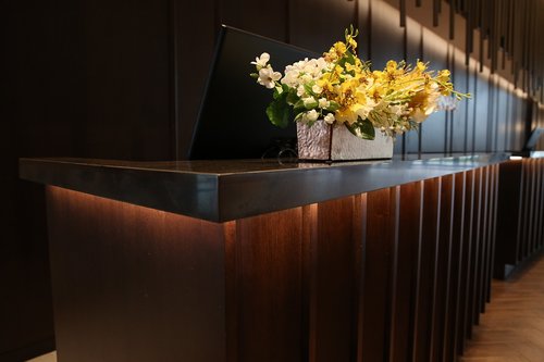 hotel  counter  lobby