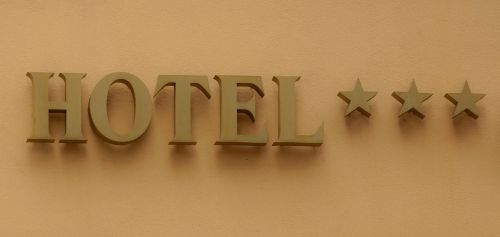 hotel sign travel