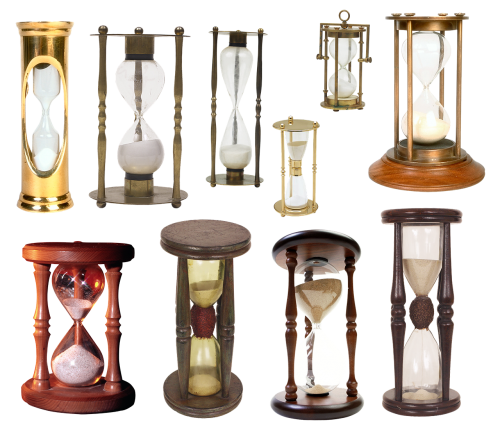 hourglass time sand